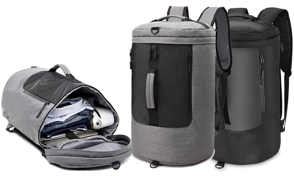 Herren-Reise-Rucksack in Schwarz oder Grau