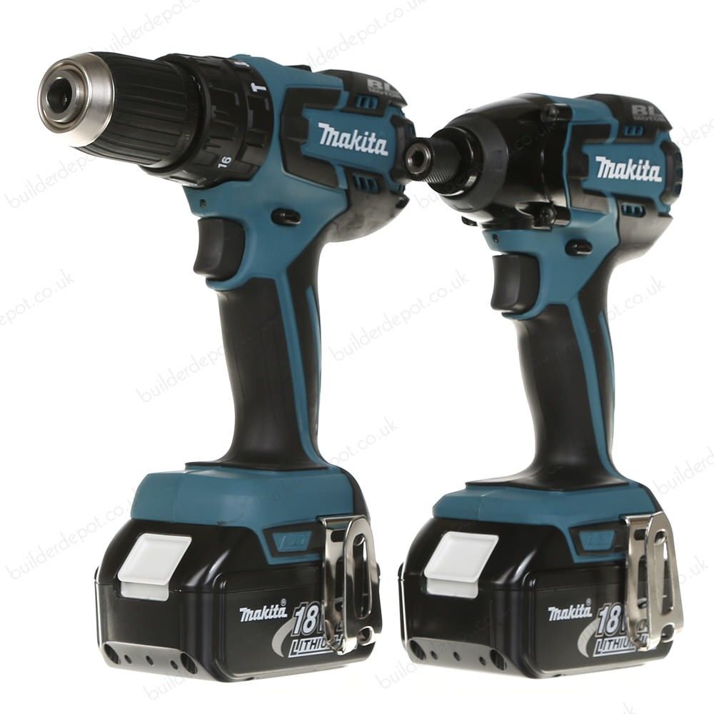 Makita Dlx2007X 18V Brushless Combi Drill/Impact Driver & 3 X 3Ah ...