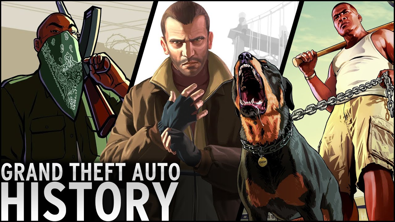 History of - Grand Theft Auto (1997-2015) - YouTube